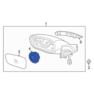 Hyundai OE - Front Right Door Mirror Drive Motor