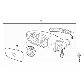 Hyundai OE - Front Door - Outside Mirrors (Base / Eco / Limited / Limited 2.0T / SE / Sport / Sport 2.0T)