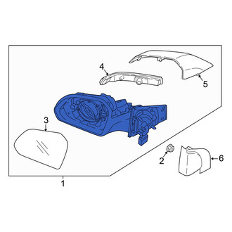 Hyundai OE - Front Left Door Mirror