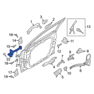 Hyundai OE - Front Left Door Check