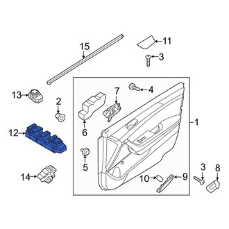 Hyundai OE - Front Right Door Window Switch
