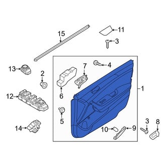 Hyundai OE - Front Left Inner Door Interior Trim Panel