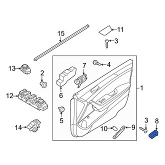 Hyundai OE - Front Left Inner Exterior Door Handle Cover