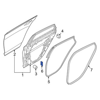 Hyundai OE - Door Seal Clip