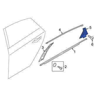 Hyundai OE - Front Right Door Applique
