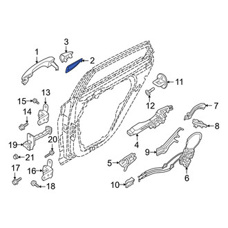 Hyundai OE - Left Exterior Door Handle Gasket