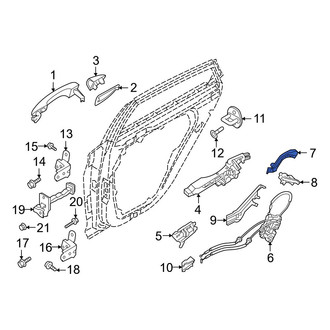 Hyundai OE - Left Door Latch Bracket