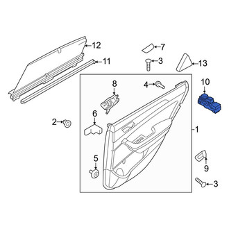 Hyundai OE - Front Right Door Window Switch