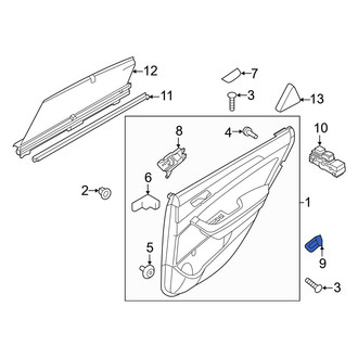 Hyundai OE - Front Left Inner Exterior Door Handle Cover