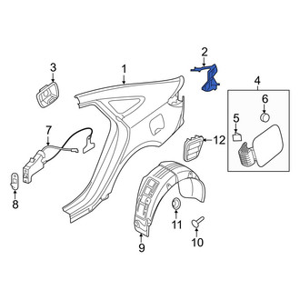 Hyundai OE - Rear Left Tail Light Pocket