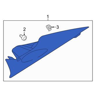 Hyundai OE - Rear Left Interior Quarter Panel Trim Panel