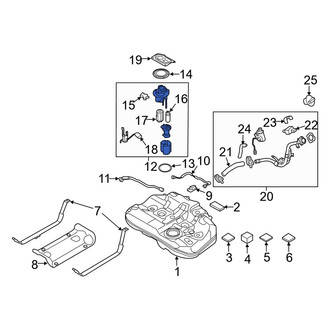 Hyundai OE - Fuel Pump and Sender Assembly