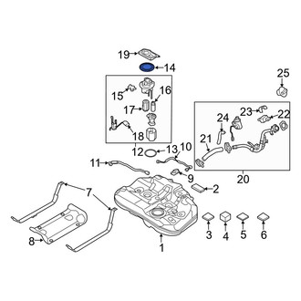 Hyundai OE - Fuel Tank Lock Ring