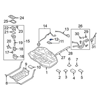Hyundai OE - Fuel Tank Pressure Sensor