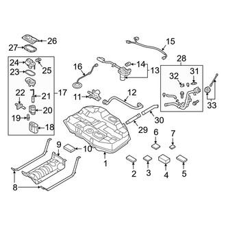 Hyundai OE - Fuel System Components (Plug-In Hybrid / Plug-In Hybrid Limited)