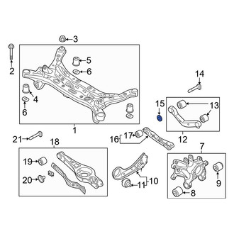 Hyundai OE - Rear Alignment Camber Adjusting Eccentric