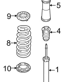 Hyundai OE - Rear Suspension - Shocks & Components (Hybrid / Hybrid Limited / Plug-In Hybrid / Plug-In Hybrid Limited)