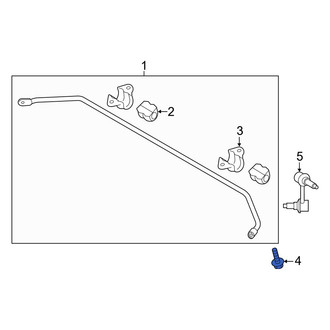 Hyundai OE - Suspension Stabilizer Bar Bracket Bolt