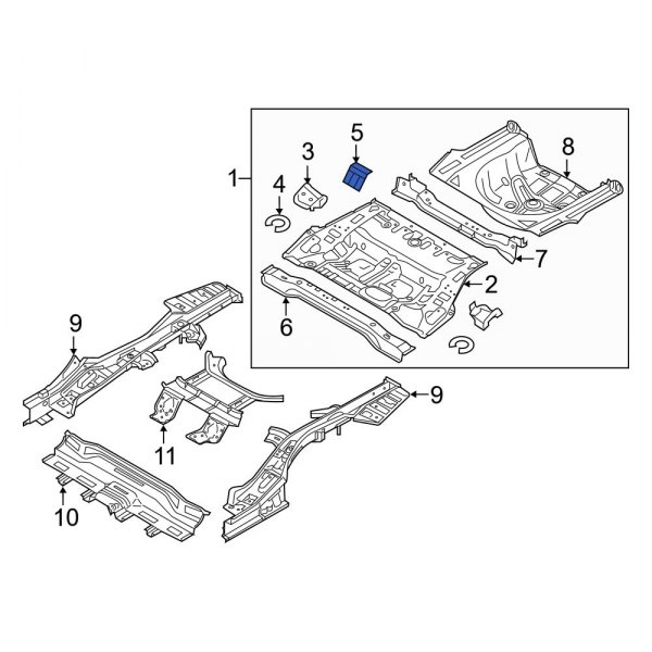 Floor Pan Bracket