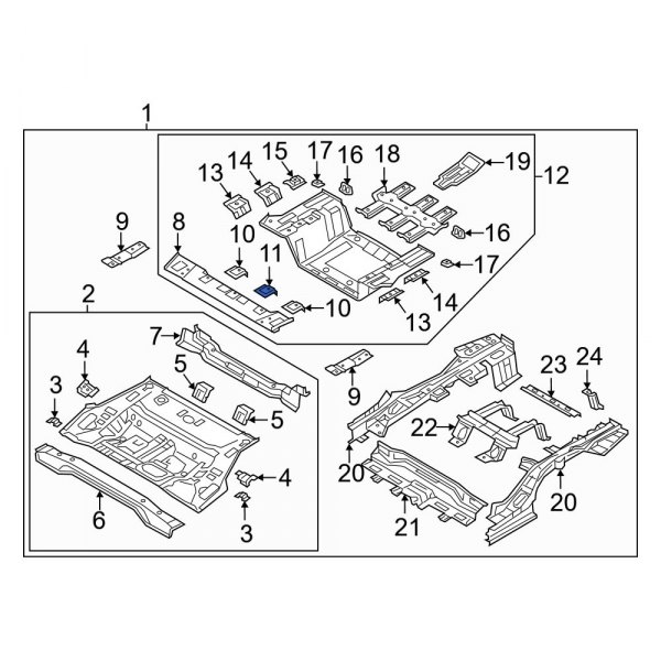 Floor Pan Bracket