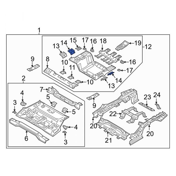 Floor Pan Bracket