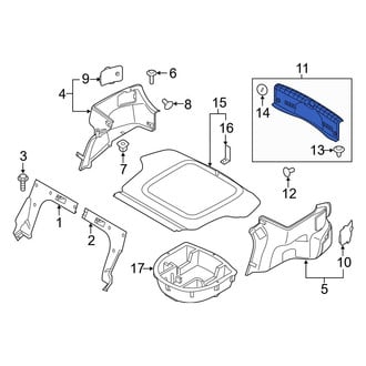 Hyundai OE - Rear Rear Body Panel Trim Panel