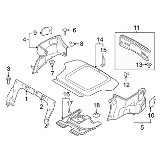 Hyundai OE - Rear Body & Floor - Interior Trim (Hybrid / Hybrid Limited)