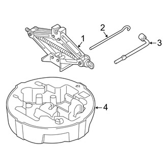 Hyundai OE - Rear Body & Floor - Jack & Components (W/O Mobility Kit), (Base / Eco / Limited / Limited 2.0T / SE / Sport / Sport 2.0T)