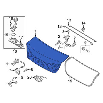 Hyundai OE - Rear Deck Lid