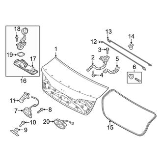 Hyundai OE - Trunk Lid - Lid & Components