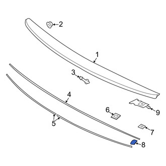Hyundai OE - Left Spoiler Seal