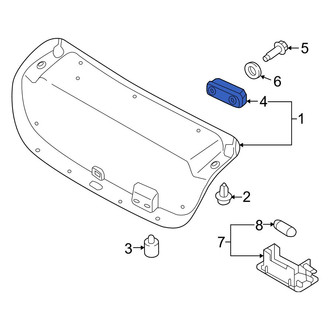 Hyundai OE - Rear Deck Lid Handle