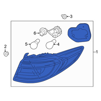 Hyundai OE - Right Tail Light Assembly