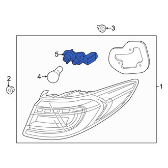Hyundai OE - Tail Light Socket