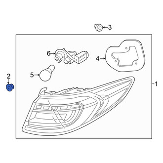 Hyundai OE - Tail Light Nut