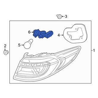 Hyundai OE - Rear Turn Signal Light Socket