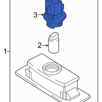Hyundai OE - Rear License Plate Light Socket