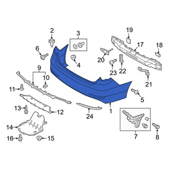 Hyundai OE - Front Bumper Cover