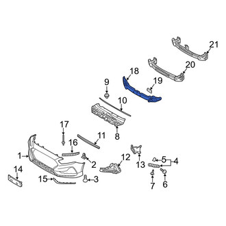 Hyundai OE - Front Bumper Impact Absorber