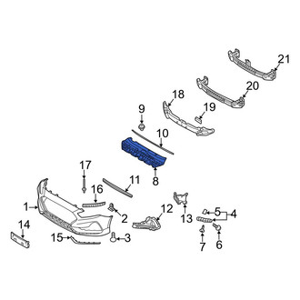 Hyundai OE - Front Radiator Support Access Cover