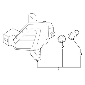 Hyundai OE - Front Lamps - Daytime Running Lamp Components (W/O LED), (Eco / Limited / Limited 2.0T / SE / SEL / Sport / Sport 2.0T)