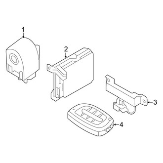 Hyundai OE - Electrical - Keyless Entry Components (Hybrid Limited / Hybrid SE / Plug-In Hybrid / Plug-In Hybrid Limited)