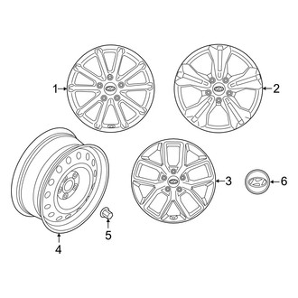 Hyundai OE - Wheels (Eco / Limited / Limited 2.0T / SE / SEL / Sport / Sport 2.0T)