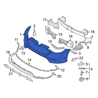 Hyundai OE - Front Upper Bumper Cover