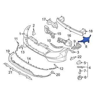 Hyundai OE - Front Right Brake Air Duct