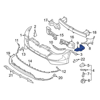 Hyundai OE - Front Left Grille