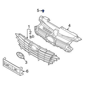 Hyundai OE - Fender Liner Retainer