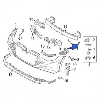 Hyundai OE - Front Left Brake Air Duct