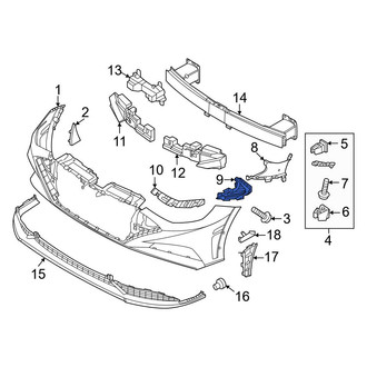Hyundai OE - Front Left Grille