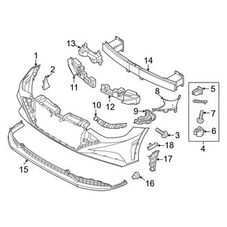 Hyundai OE - Front Bumper & Grille - Bumper & Components (USA Built)